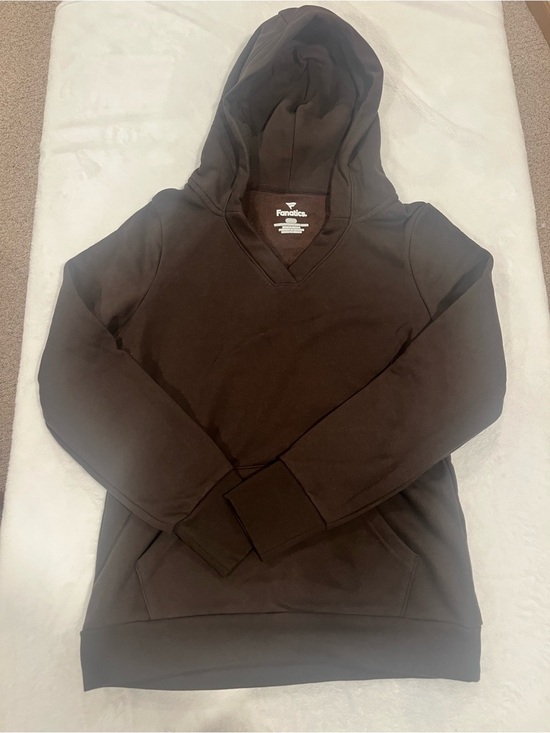 Fanatics Tops - Fanatics Women's Brown V Neck Hoodie Sweatshirt - Small
